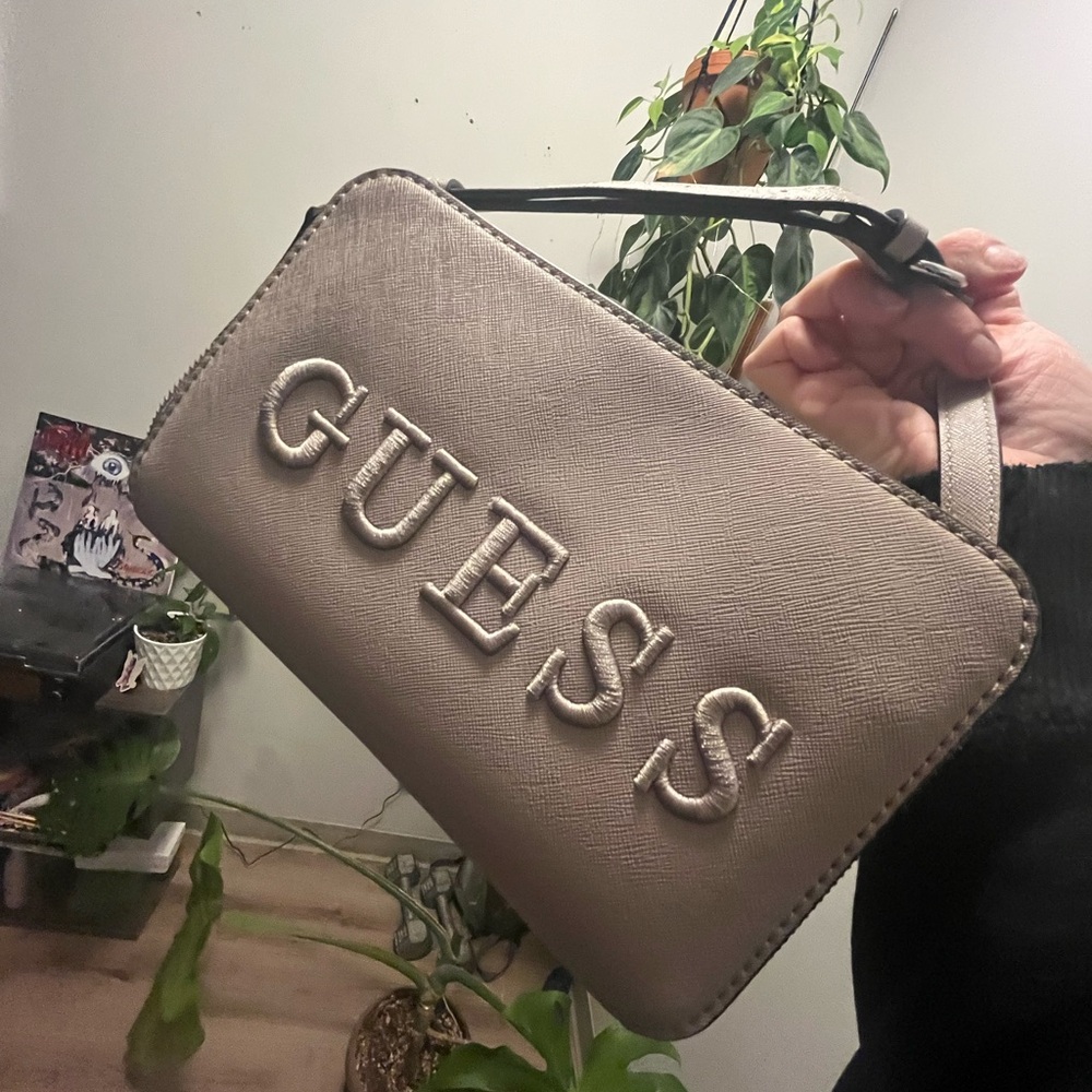 GUESS Beige Crossbody Bag